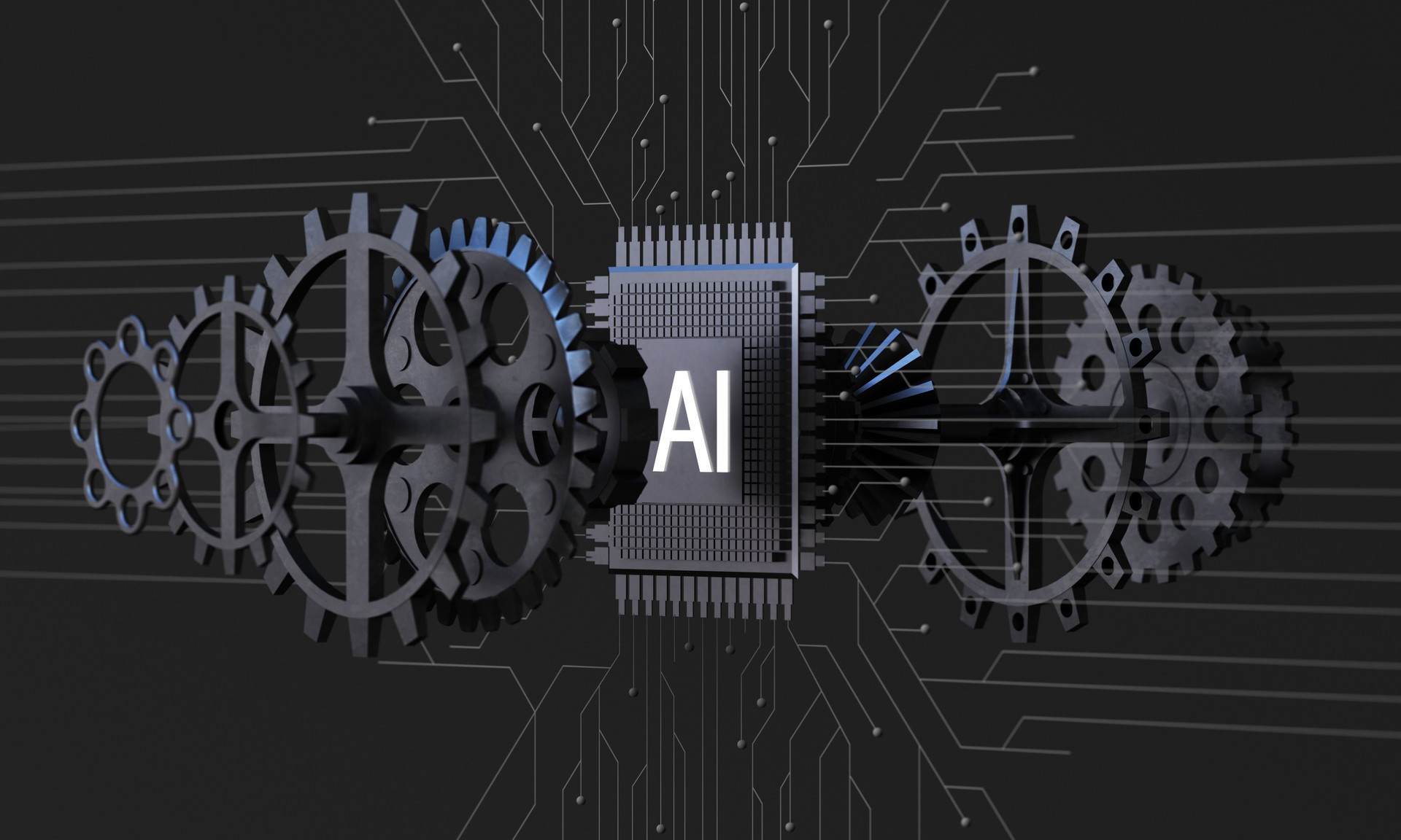 AI, Artificial Intelligence concept,3d rendering,conceptual image.